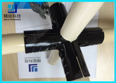 5-Way T Metal Joints Flexible Tubing fittng For Dia 28mm Pipe Joint System HJ-5