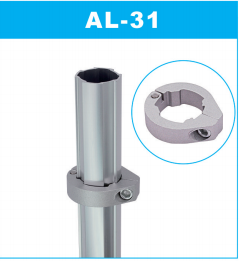 Heavy Duty Aluminum Tubing Joints Ideal for Warehouse Storage Rack Tote Cart Assembly Line and Production Line Structures
