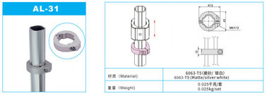 Die Casting 6063-T5 AL-31 Aluminum Weld Pipe Fittings Anodizing