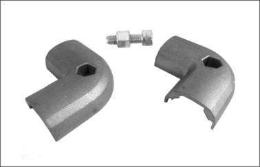 Pipe Rack AL-2 Aluminium Tube Connectors Female / Claw Attended Mode Silvery Color
