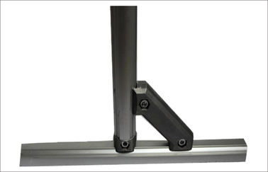 Two Side 45 Degree Aluminum Tubing Joints Slivery Anodic Oxidation Treatment