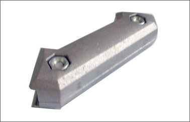 Two Side 45 Degree Aluminum Tubing Joints Slivery Anodic Oxidation Treatment