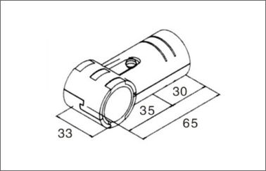 High Intensity Tee Metal Pipe Connectors , Medium Duty Equal T Pipe Fitting