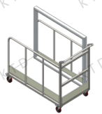 The size and material of the handcart and the net pulling cart can be customized